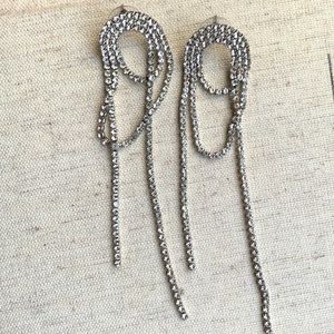 Diamond Dangle Earrings